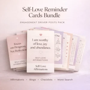 Self-Love Reminder Cards Bundle